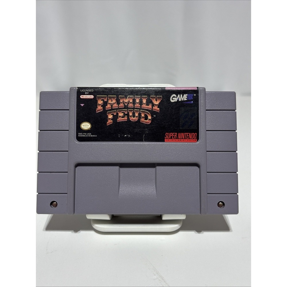Family Feud Super Nintendo Entertainment‎ System 1993 SNES Tested Works